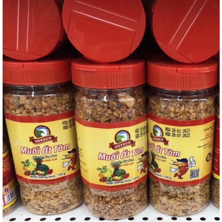 Muối ớt tôm Doxaco đặc sản Tây Ninh - 150gr