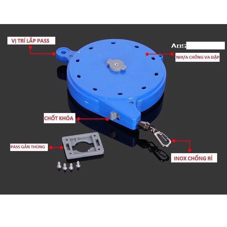 Dây bảo hiểm cần 20m,40m gắn thùng tiện lợi
