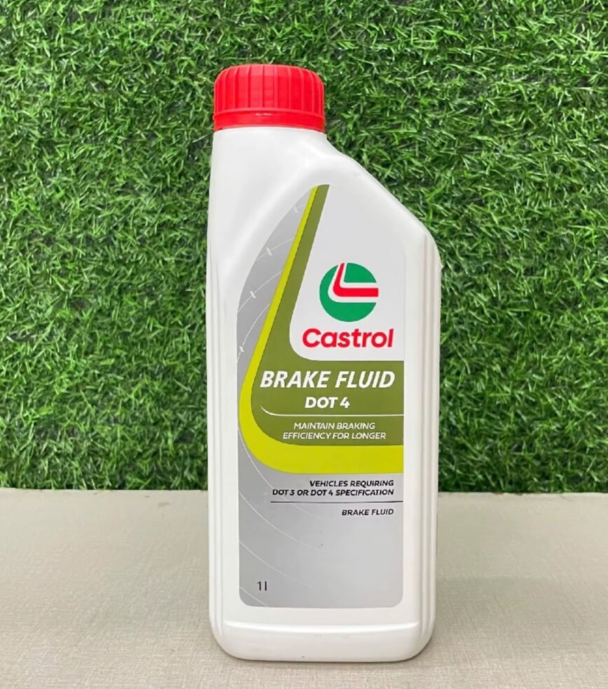 DẦU PHANH TỔNG HỢP ( Castrol , BRAKE FLUID, DOT 4 ) 1L