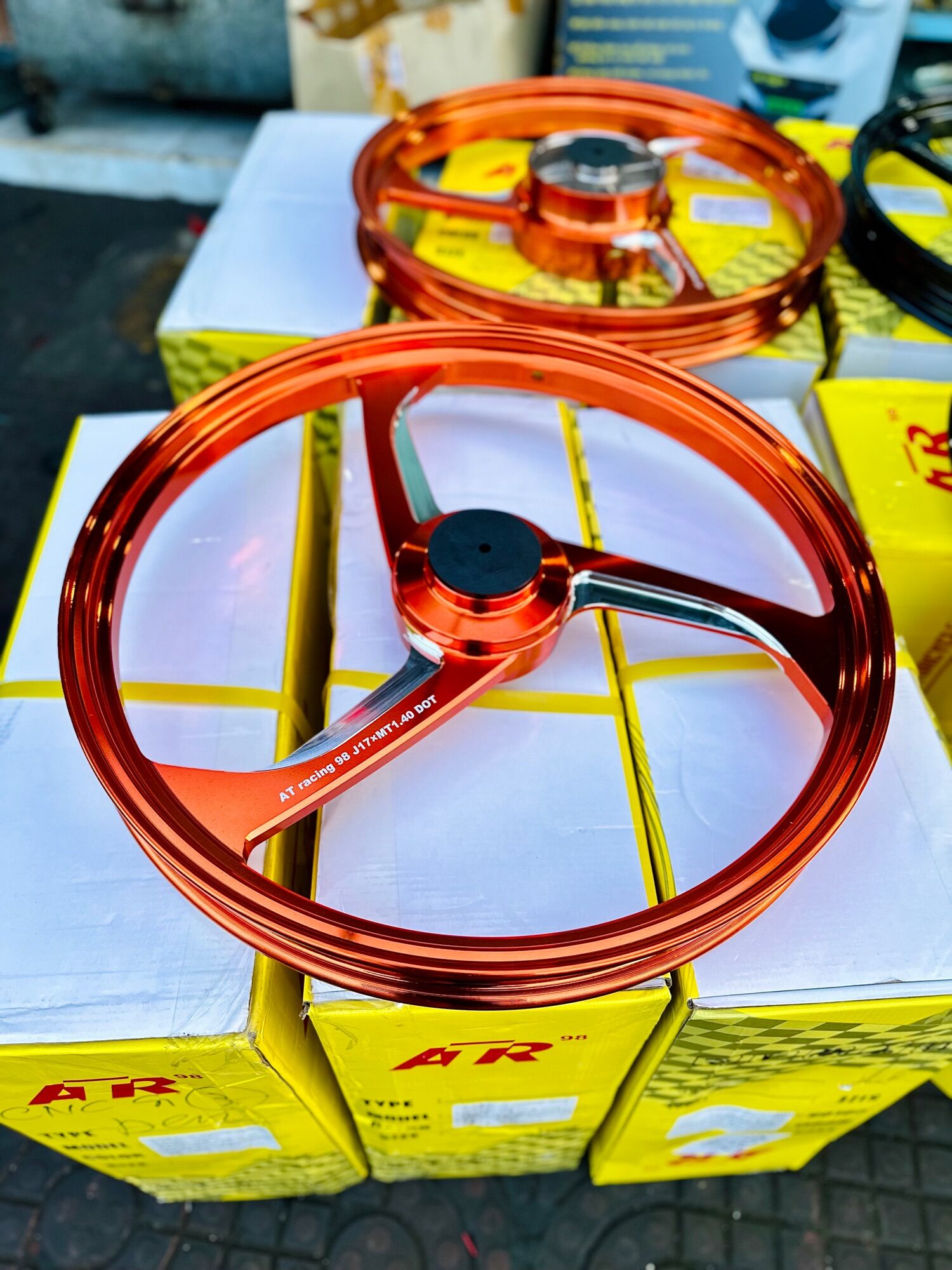 Mâm AT 3 Cây CNC Wave Sirus 1.4 1.6