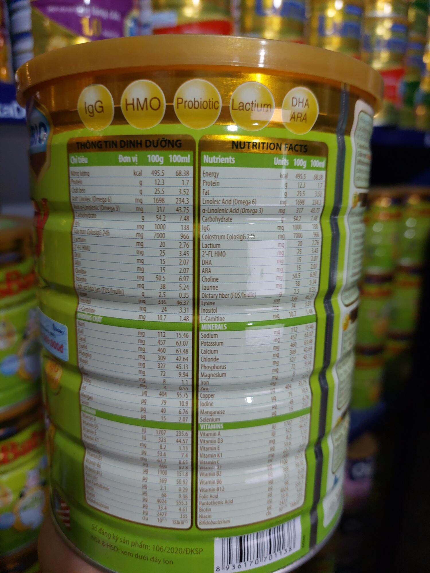 Sữa Bột ColosBaby Bio 0+on 800gr