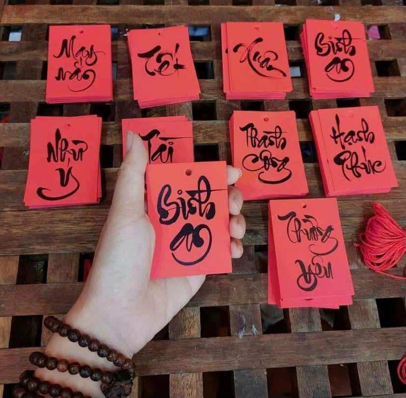 Combo Tag treo cây trang trí TẾT, thẻ treo TẾT