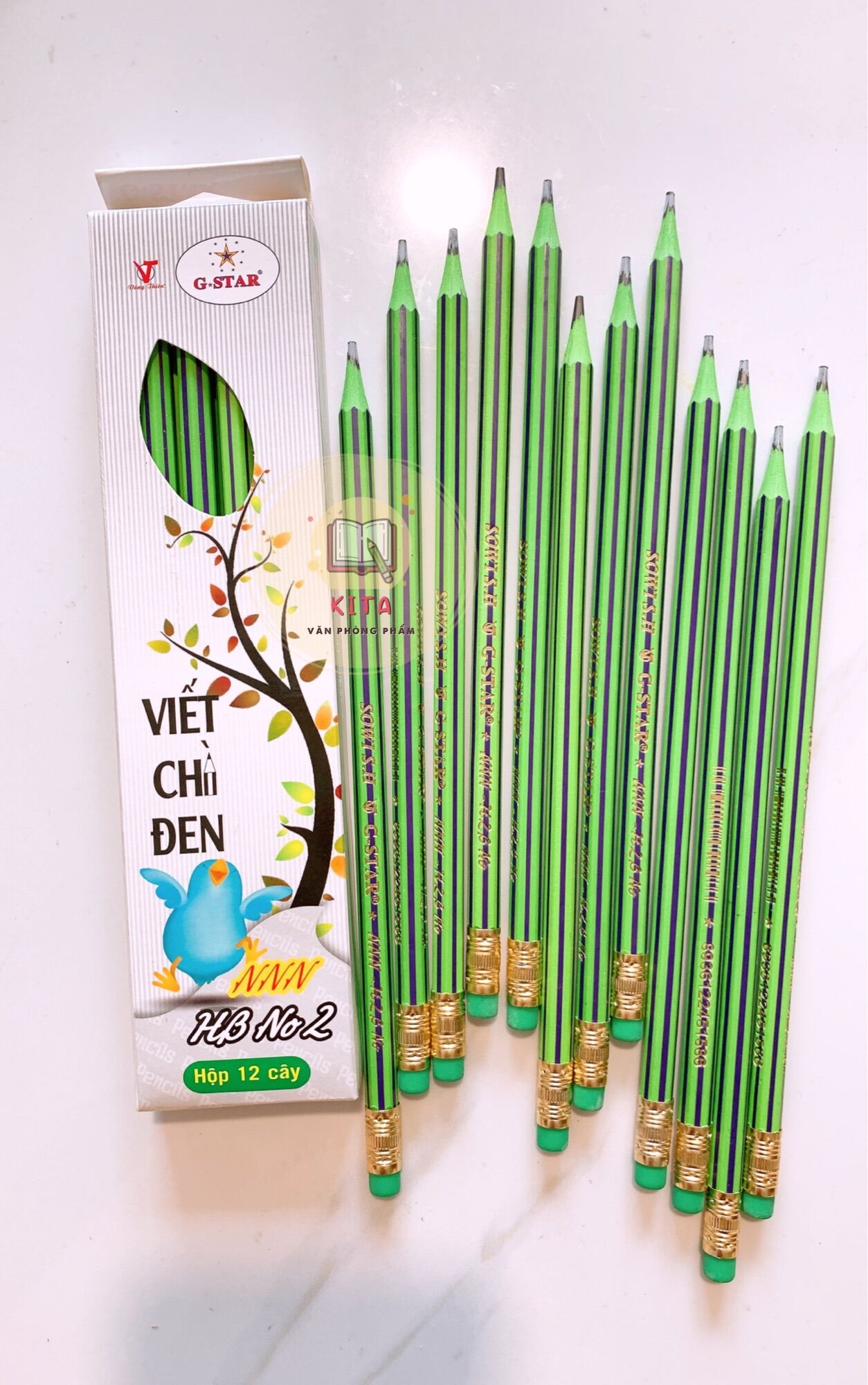 Hộp 12 cây bút chì HB NNN