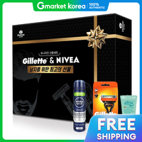 Gillette | Bộ quà tặng dao cạo râu Gillette Fusion Manual Uniline A5