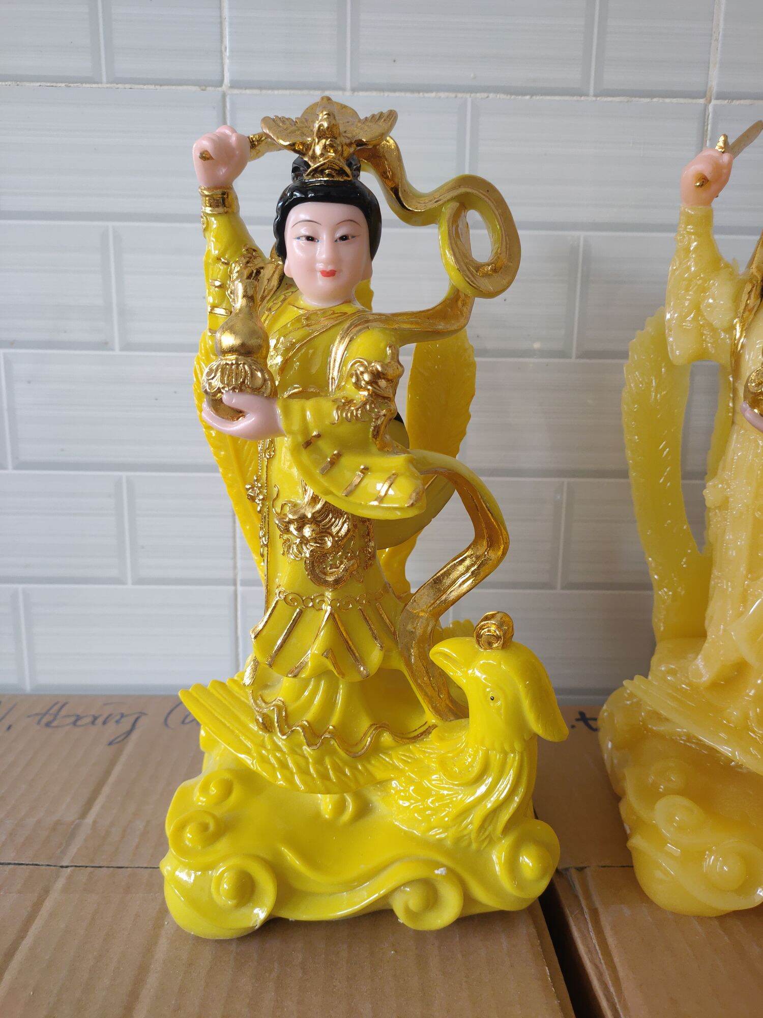 Tượng Cửu Thiên Huyền Nữ cao 30cm