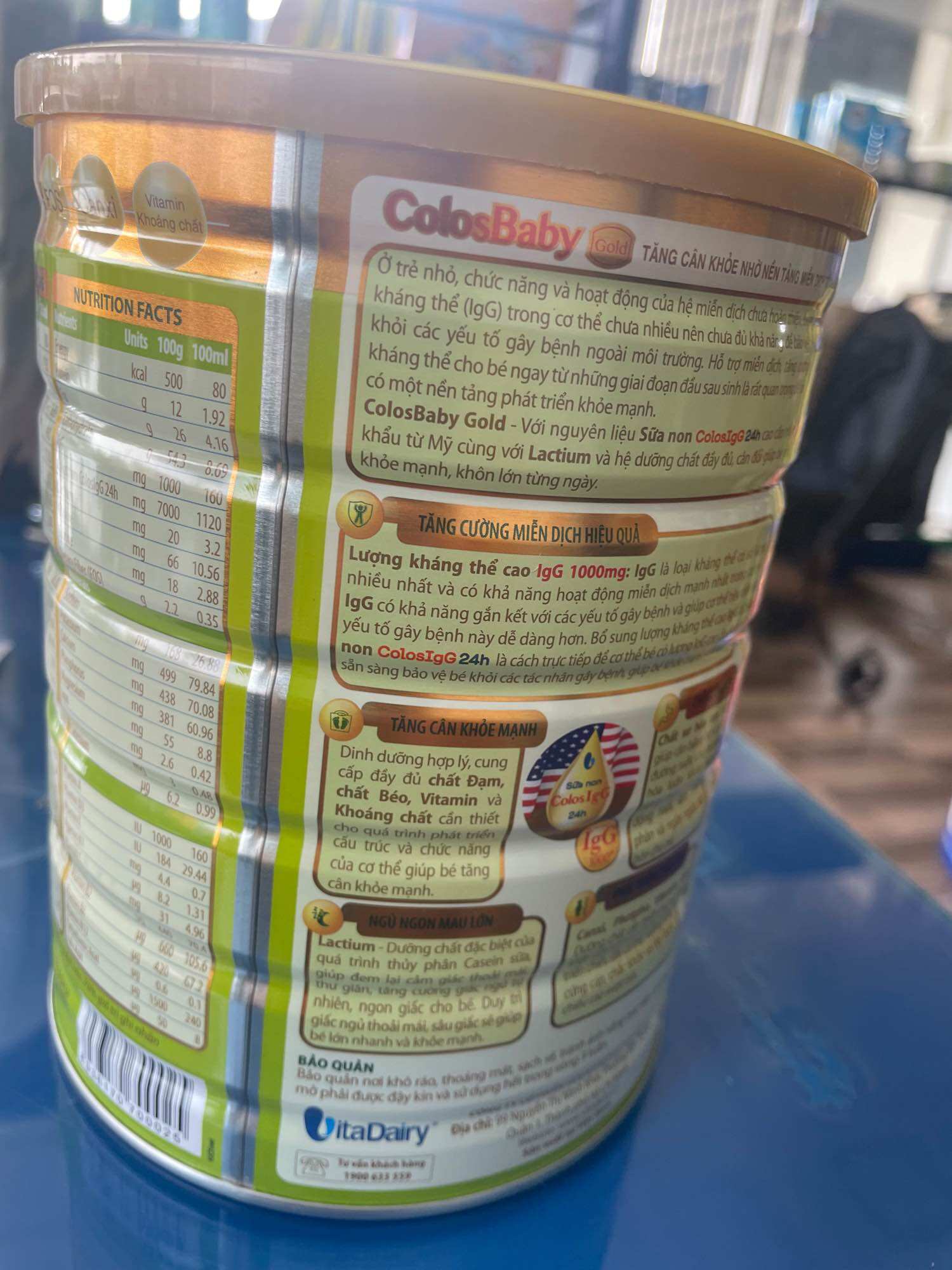 Colobaby gold 0+ 800g.Date 2025