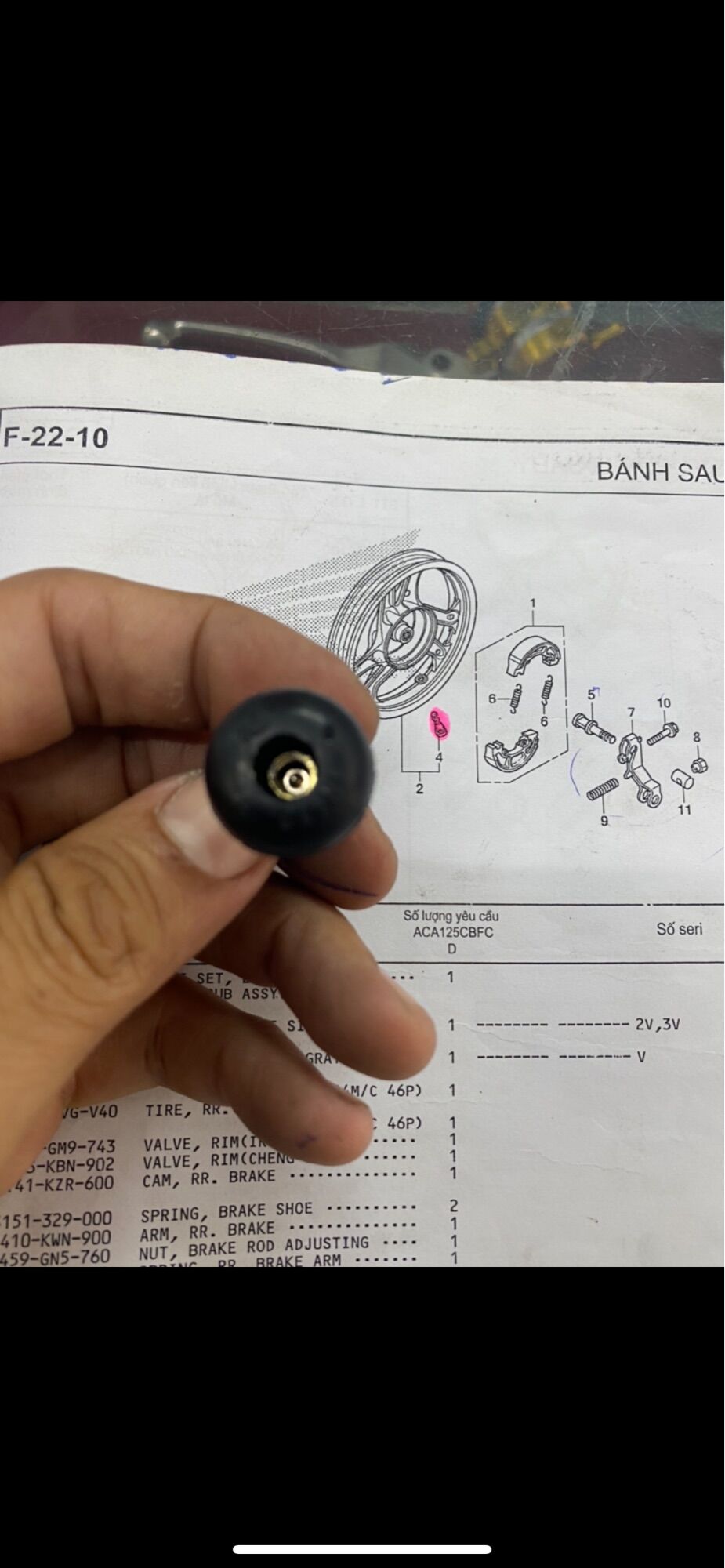 Van Không ruột Honda