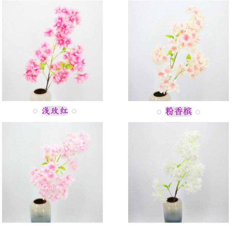 Cành Hoa Anh Đào Lụa Trang Trí
