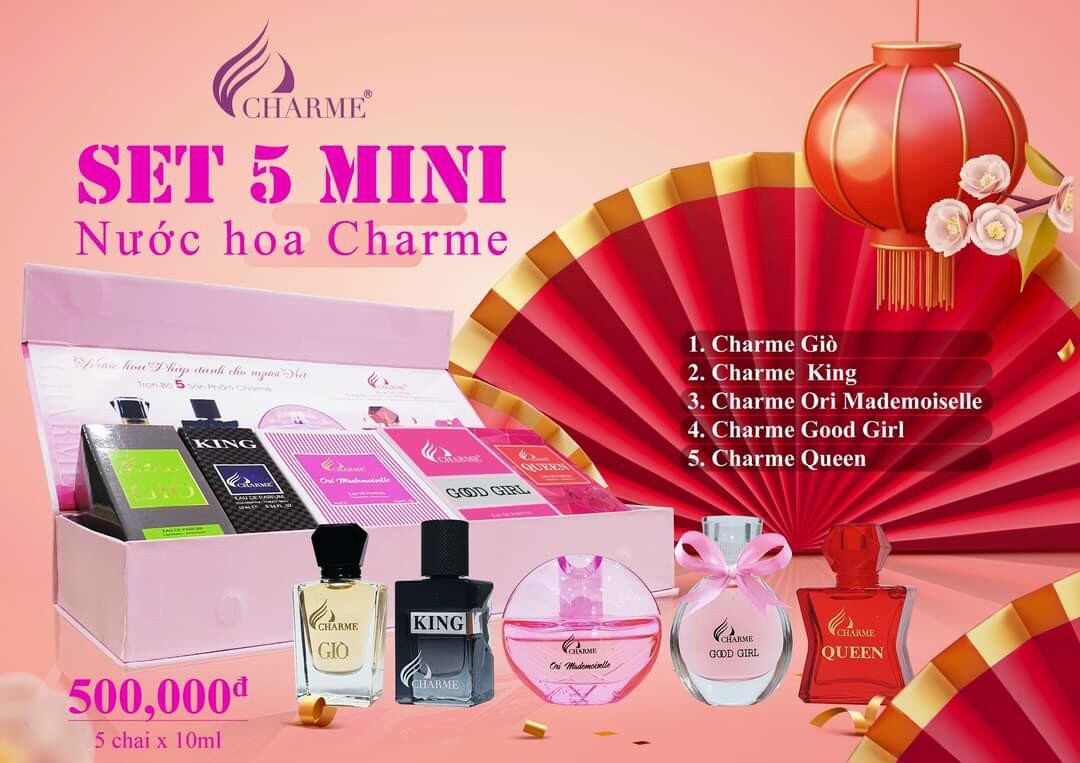 Sét nước hoa mini 5 chai chính hãng