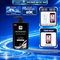 Dầu gội hương nước hoa Romano Gentleman 650g