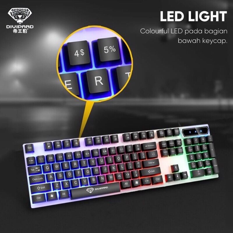 Bàn Phím Gaming ZE-960 Có Đèn Led - Phím Giả Cơ Led Siêu Đẹp Chuyên Chơi Game, Văn Phòng Cho Máy Tính Laptop