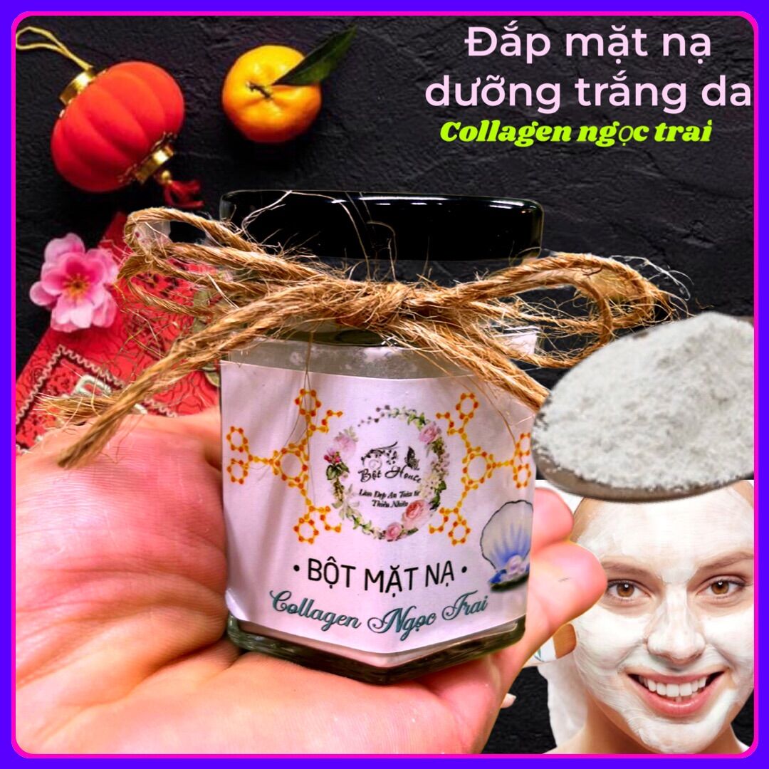 Mask dẻo collagen ngọc trai nguyên chất nhà bột.