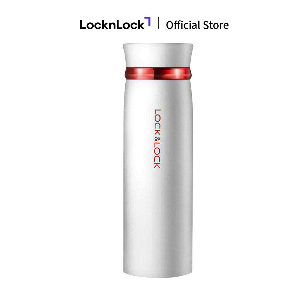 Bình Giữ Nhiệt Lock&Lock Feather Light 450Ml Lhc4131Wr(Trắng)