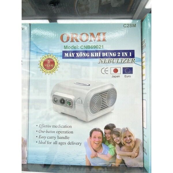 Máy xông khí dung 2in1 oromi c28m