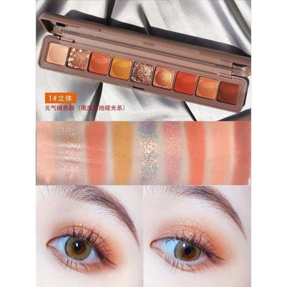 phấn mắt Lameila 9 ô màu siêu đẹp