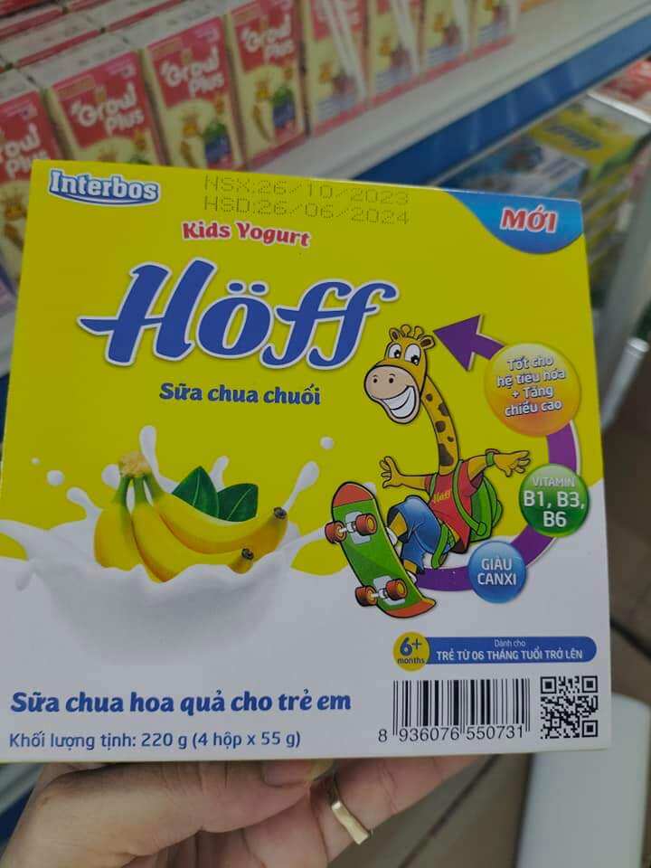 SỮA CHUA HOFF CHO BÉ TỪ 6M+
