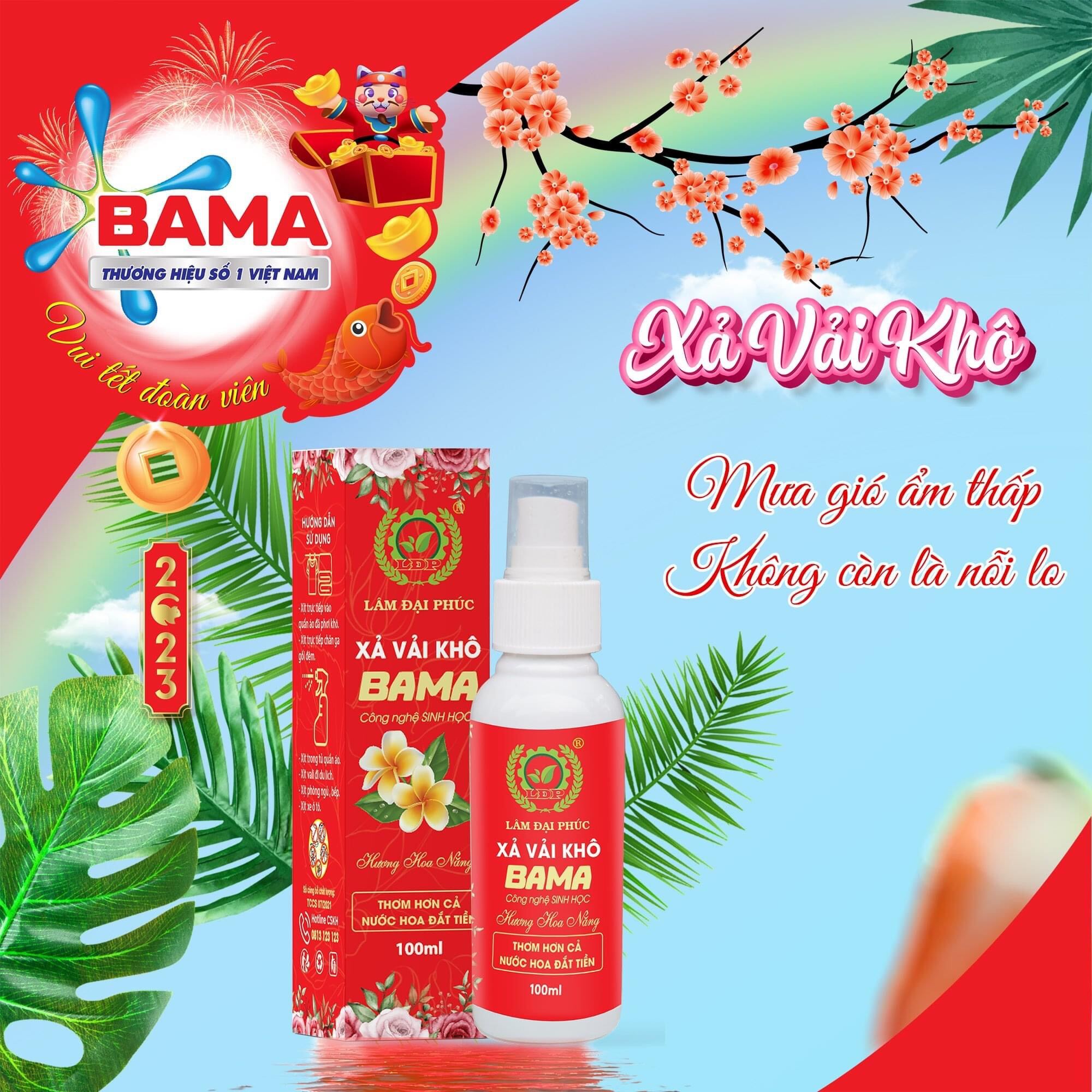 NƯỚC XỊT XẢ VẢI KHÔ ( màu đỏ )- LÂM ĐẠI PHÚC