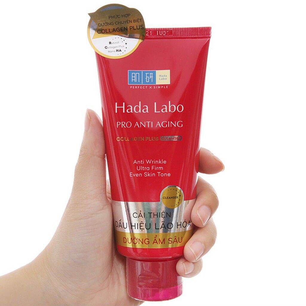 Sữa rửa mặt dưỡng da chống lão hoá hadalabo 80g