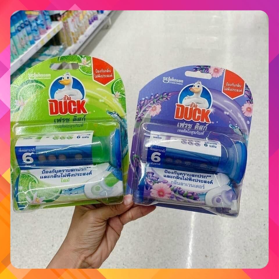 Gel Khử Mùi Bồn Cầu Duck 38G khử trùng bồn cầu dạng thạch hình bông