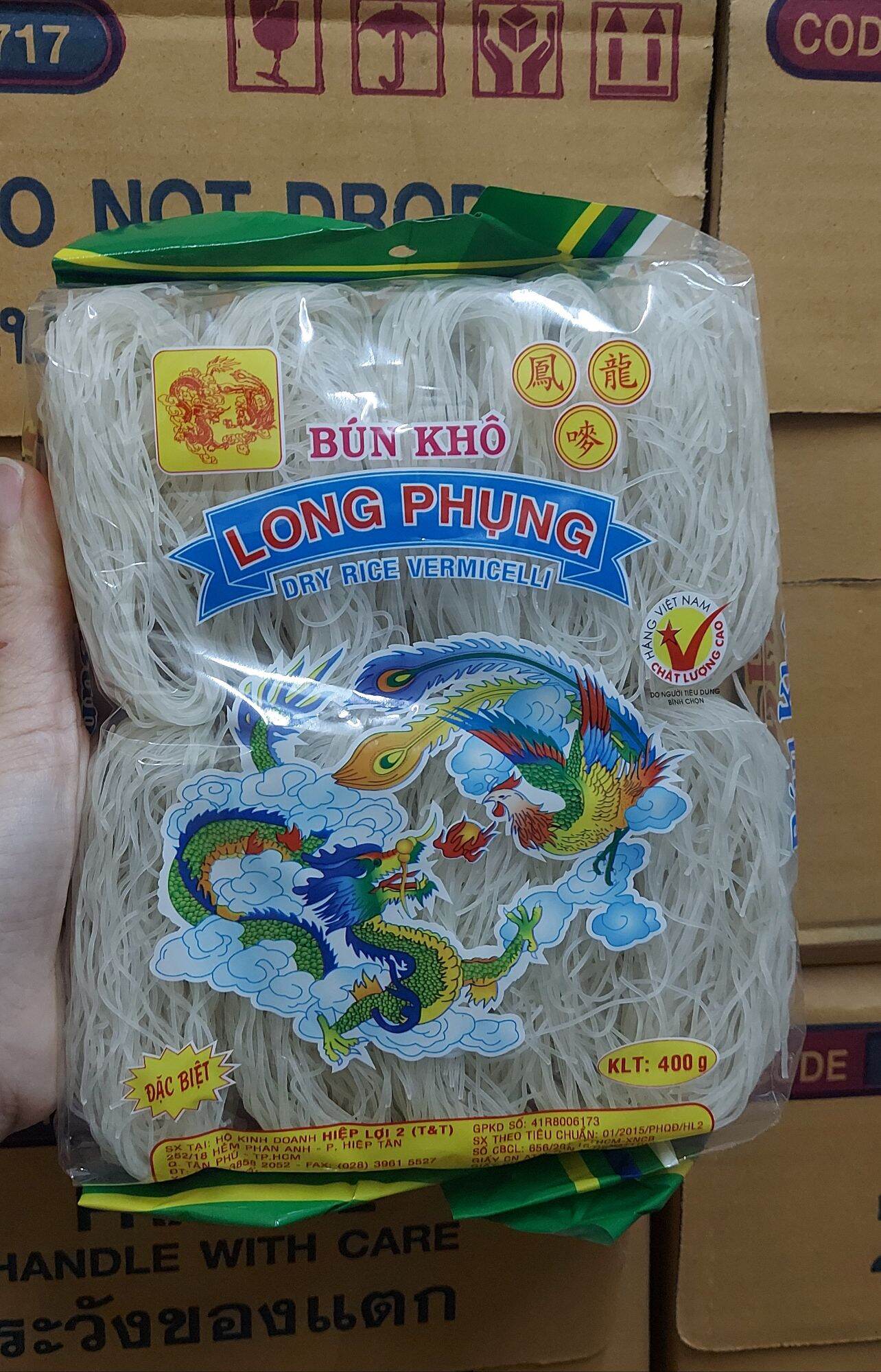 BÚN GẠO LONG PHỤNG 400GR/GÓI