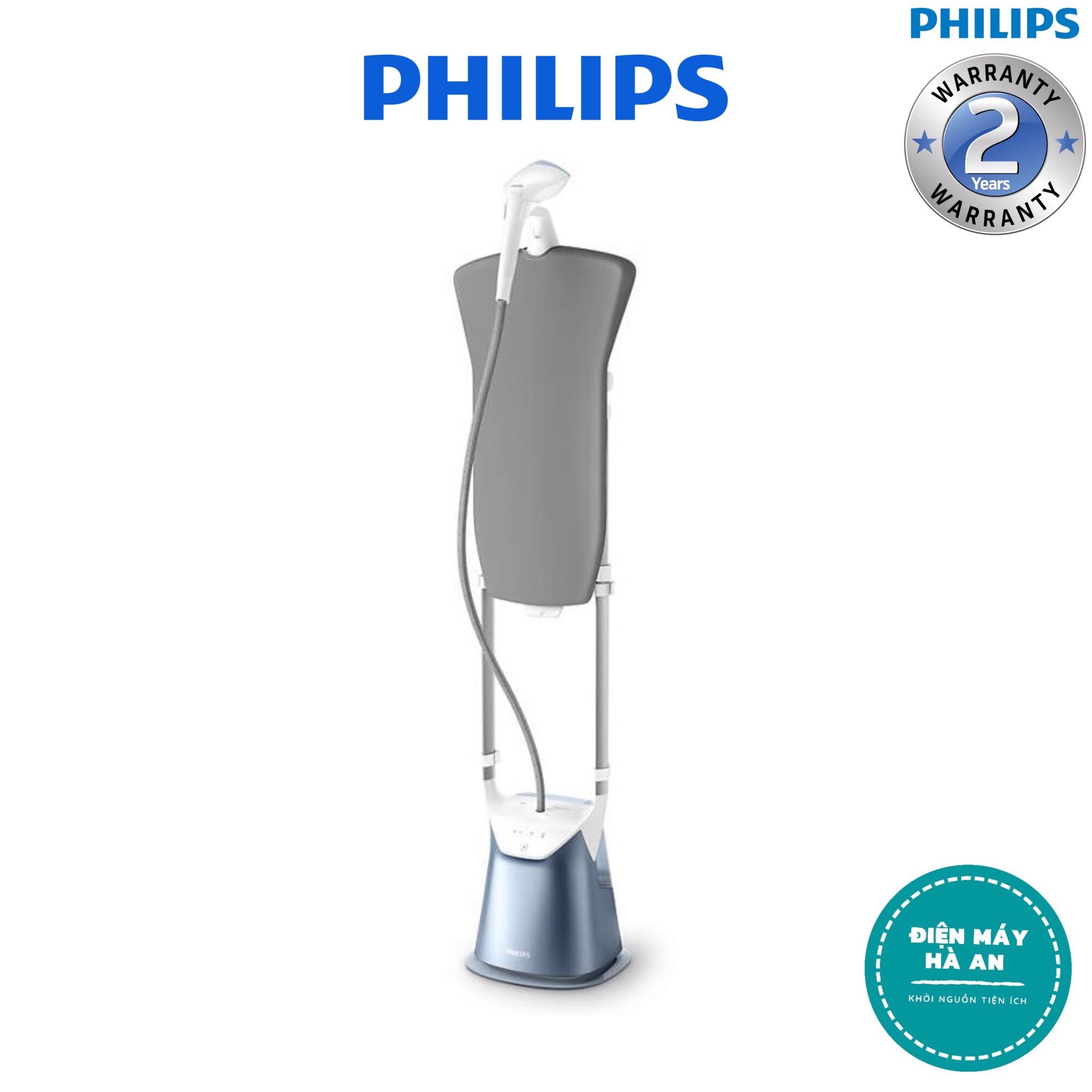 Bàn ủi hơi nước trụ đứng philips gc625 /29 - hàng chính hãng - bảo hành 24 tháng