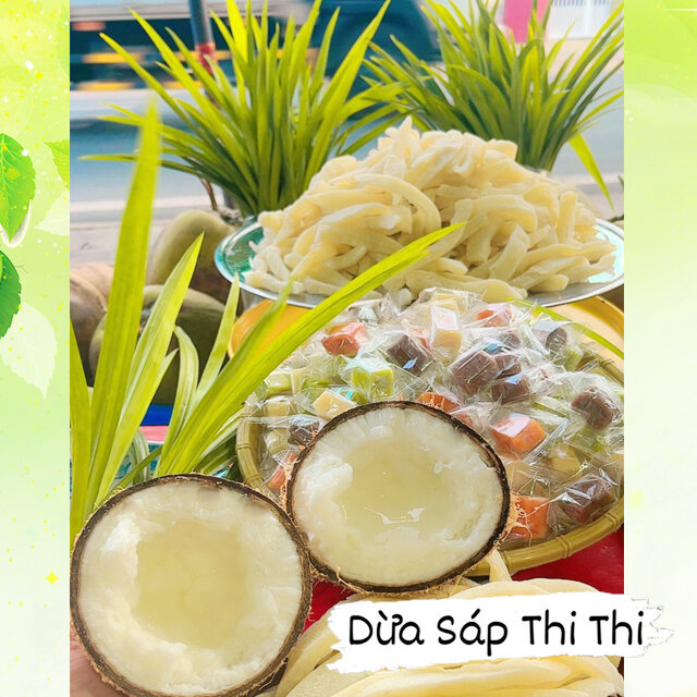 500gr Mứt Dừa Sáp Thượng Hạng Loại 2