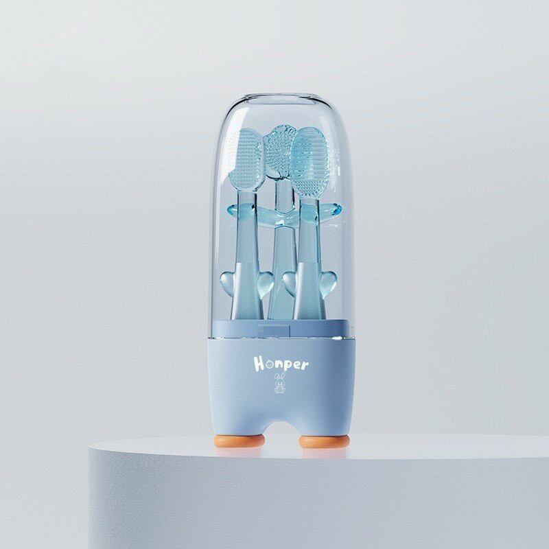 BỘ CHĂM SÓC RĂNG MIỆNG HOPPER 3 CHI TIẾT SỊN SÒ CHO BÉ