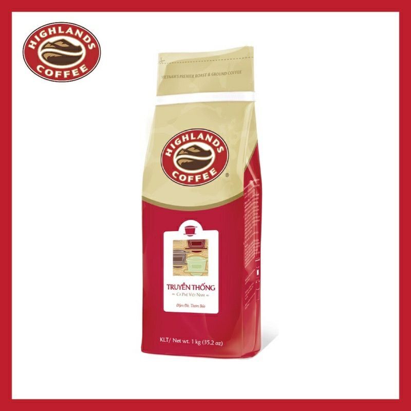 Cà phê bột Truyền thống Highland Coffee 1kg