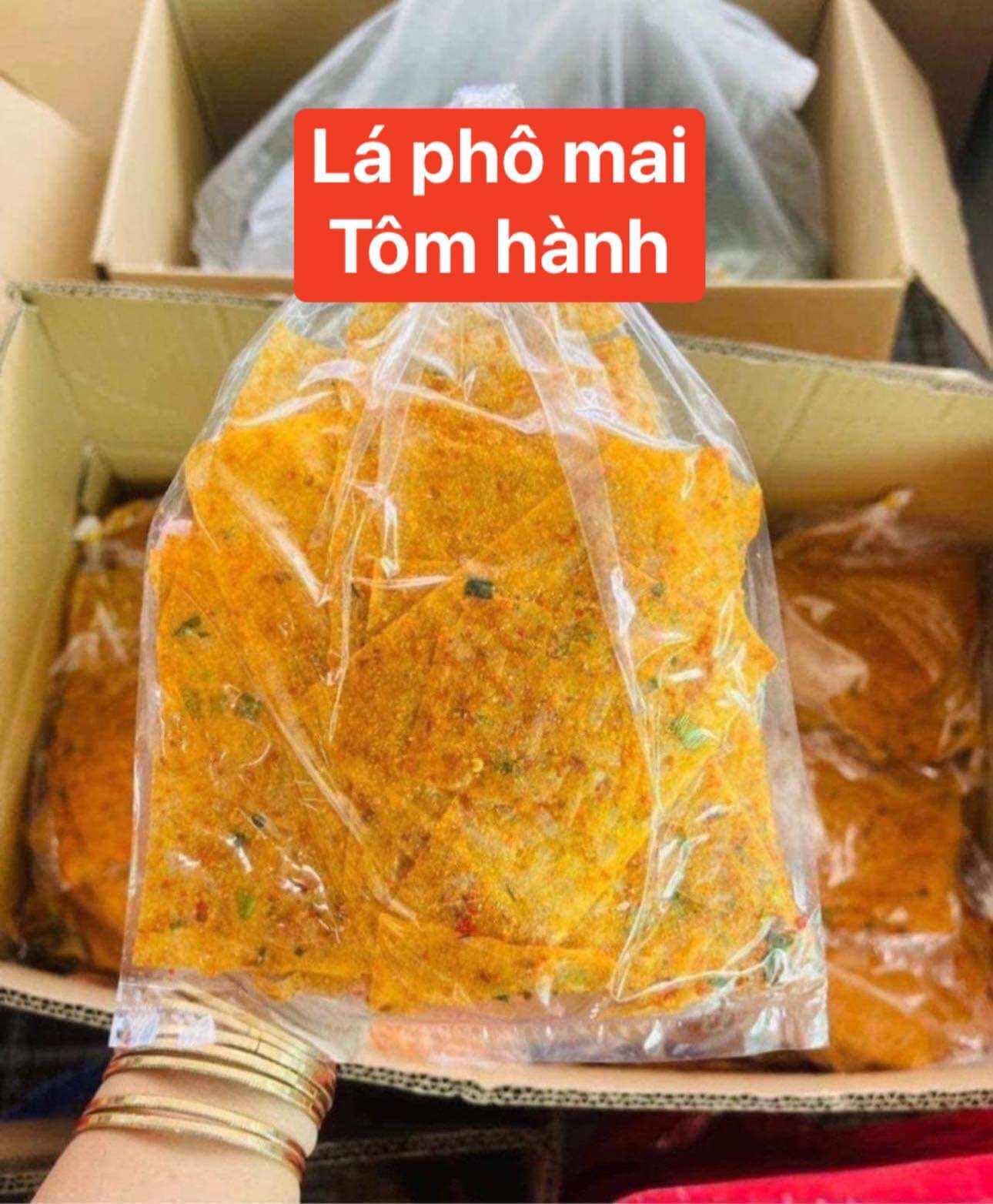 Bánh tráng phomai tôm hành 500g