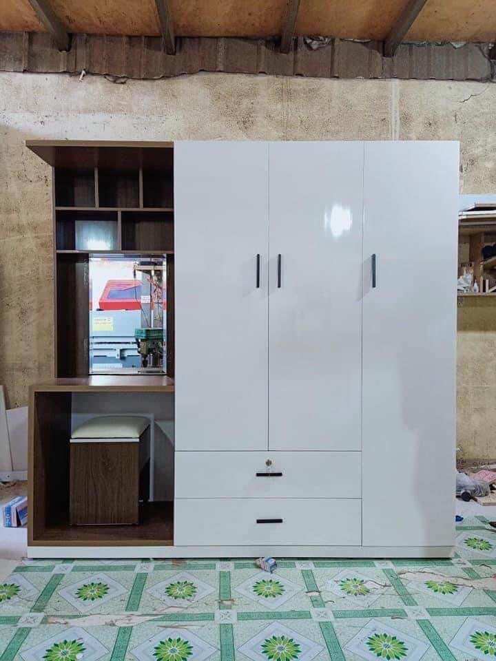 Tủ quần áo kèm bàn trang điểm nhựa Đài Loan