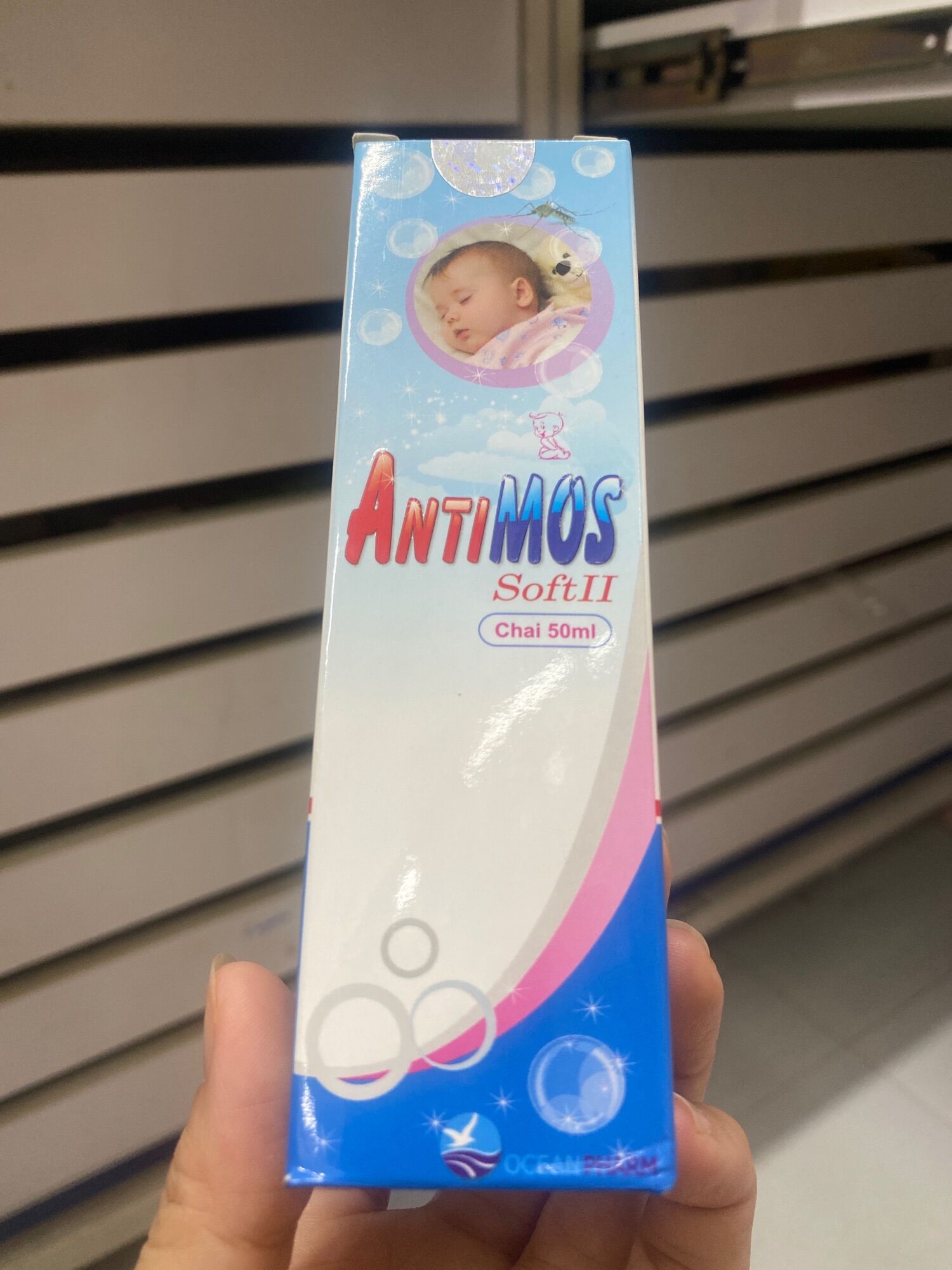 Xịt chống muỗi cắn đốt antimos cho trẻ từ 3 tháng