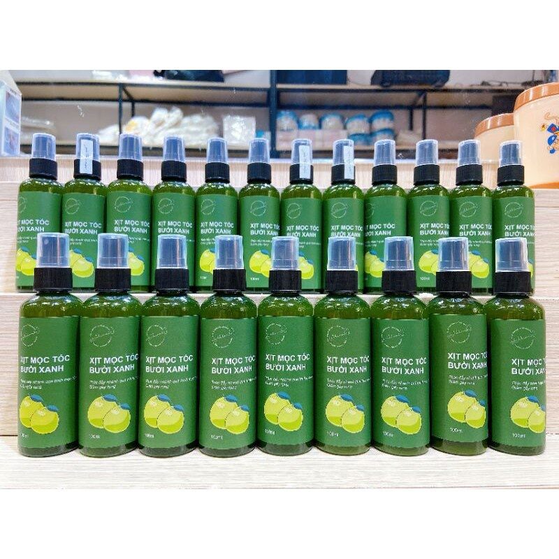 Combo 5 chai. Xịt tinh dầu Bưởi xanh 100ml giúp kích thích mọc tóc