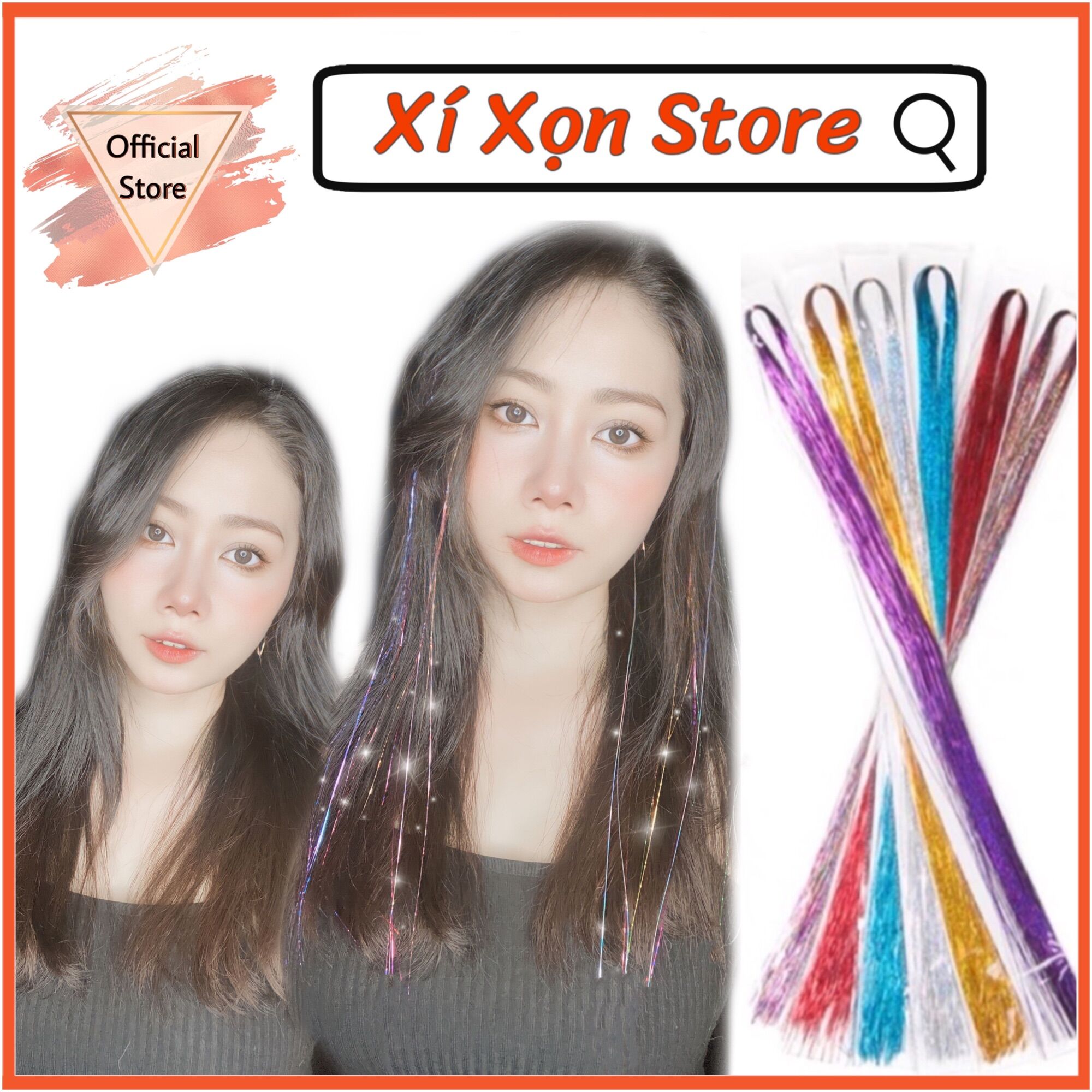 Sợi Line Kim Tuyến Nối Tóc Bling Bling