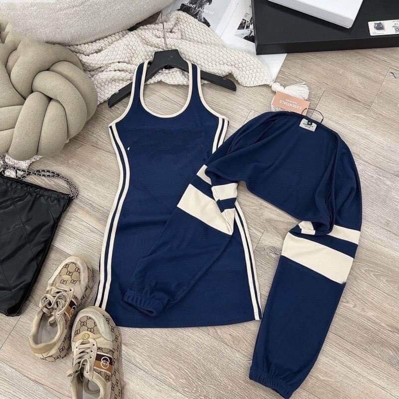 [[DX5]] SÉT ĐẦM ÔM KÈM ÁO KHOÁC BOONG STORE