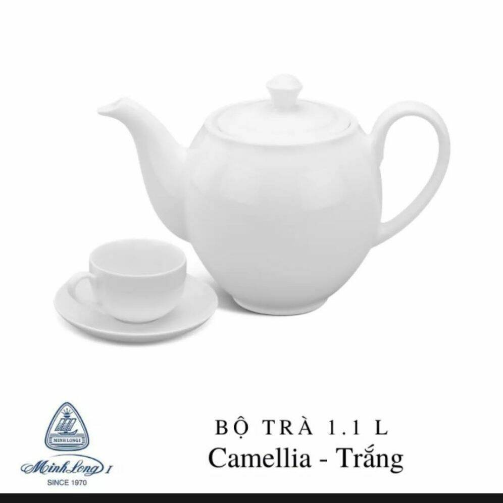 Bình trà gốm sứ Minh Long 1.1 lít