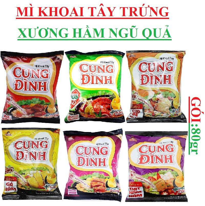 Mì gói cung đình thùng 30 gói