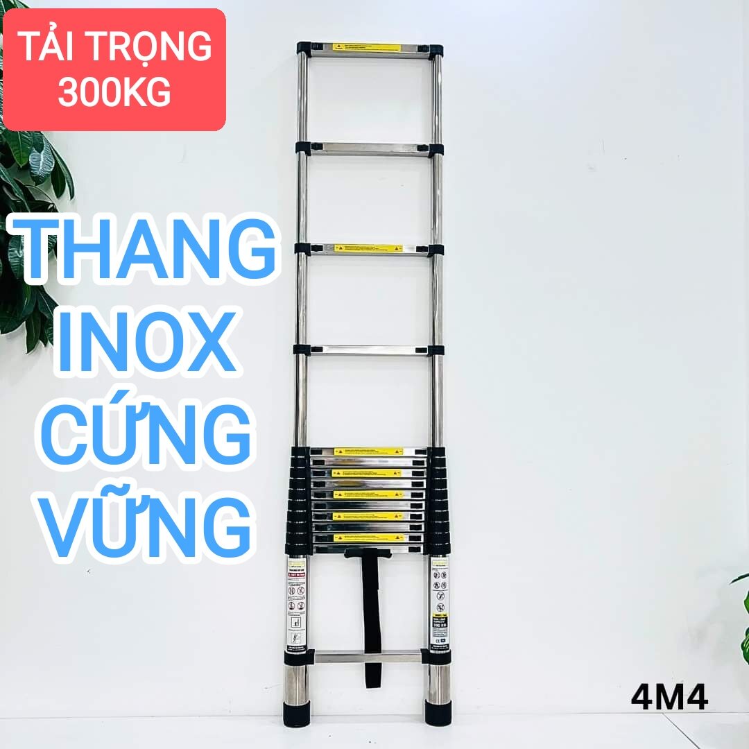 Thang nhôm rút đơn 4m4 Sumika đủ loại để lựa chọn
