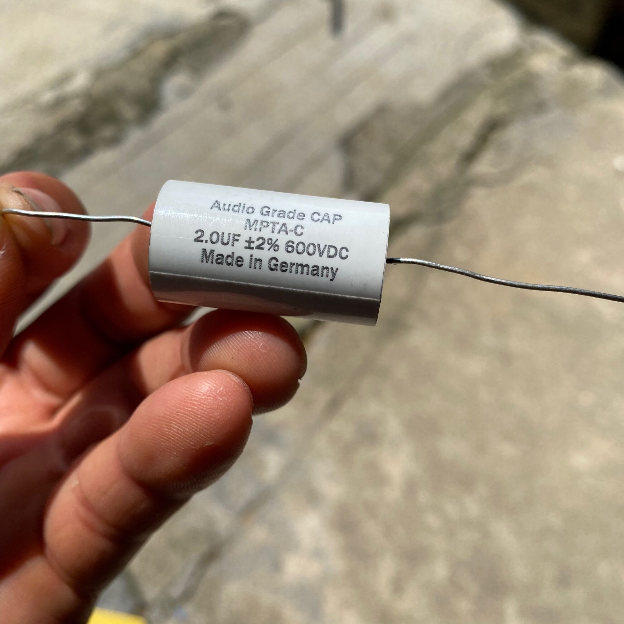 Tụ loa treble 2.0uf Audio Grade Cap 600vdc