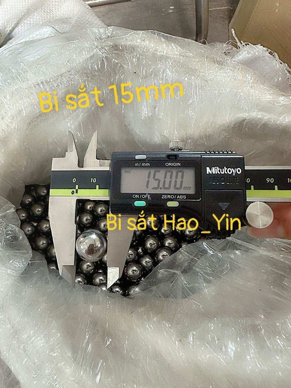 Hot ! Hàng mới ! Bi bằng sắt 15mm ( bán theo viên )