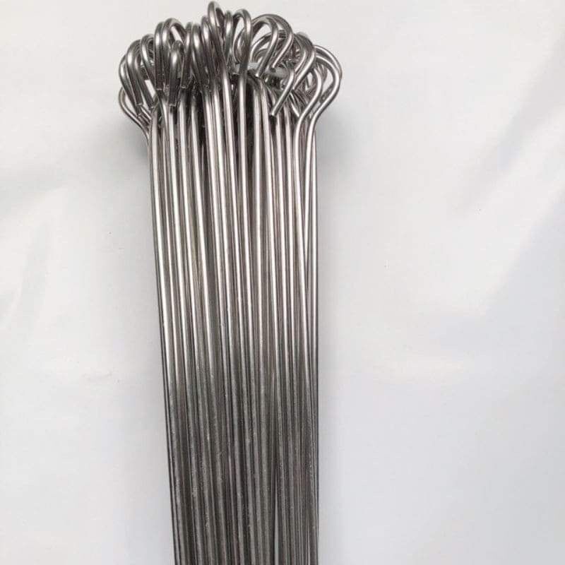 10 Que xiên nướng thịt inox dài 70cm phi 4 không rỉ
