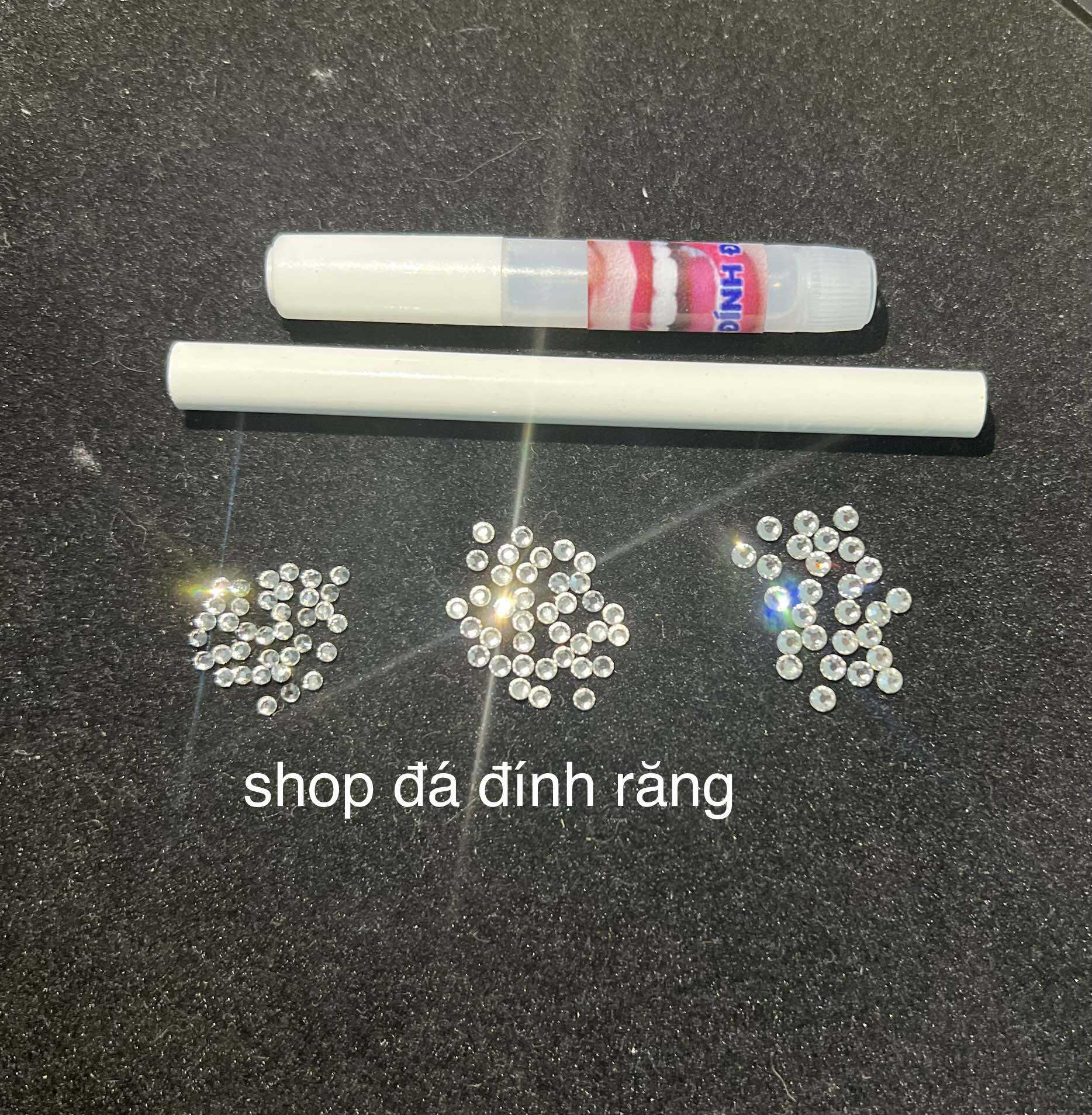 20 Viên Đá Đính Răng Dán Răng tặng kèm keo dán túi zip