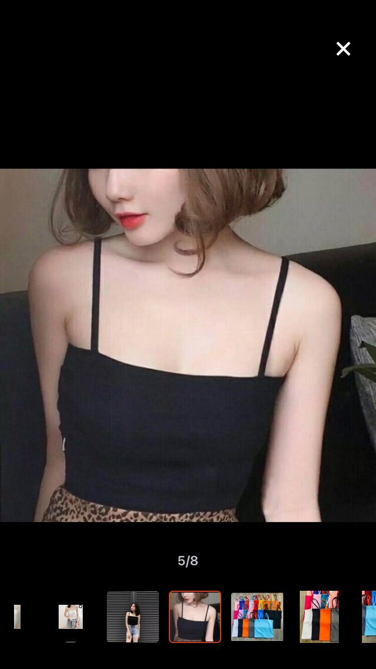 Áo 2 dây ngang hot trend