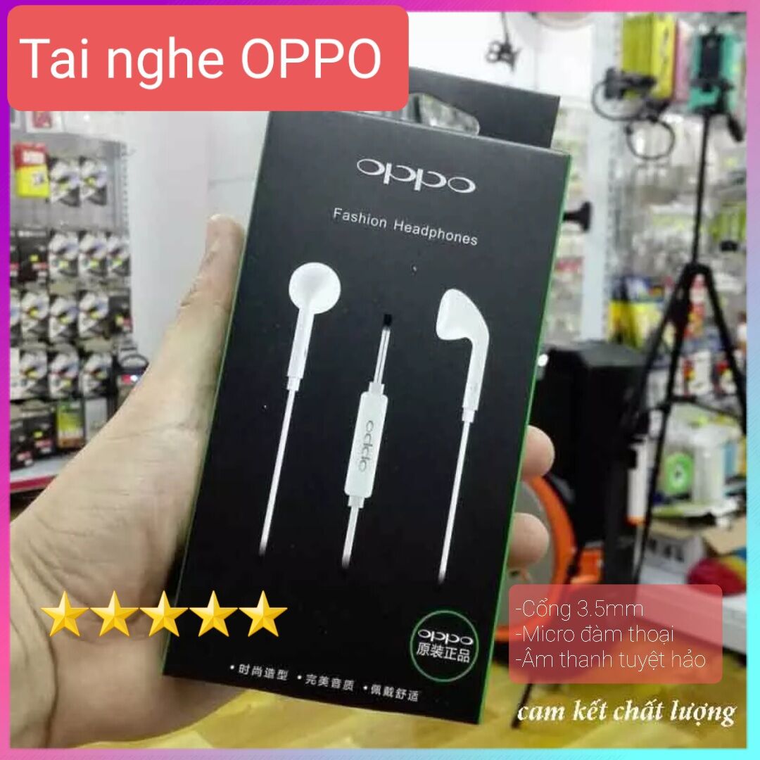[Giảm sốc 50%] Tai nghe cao cấp OPPO bản thị trường nội địa nghe nhạc hay, chất lượng giá rẻ