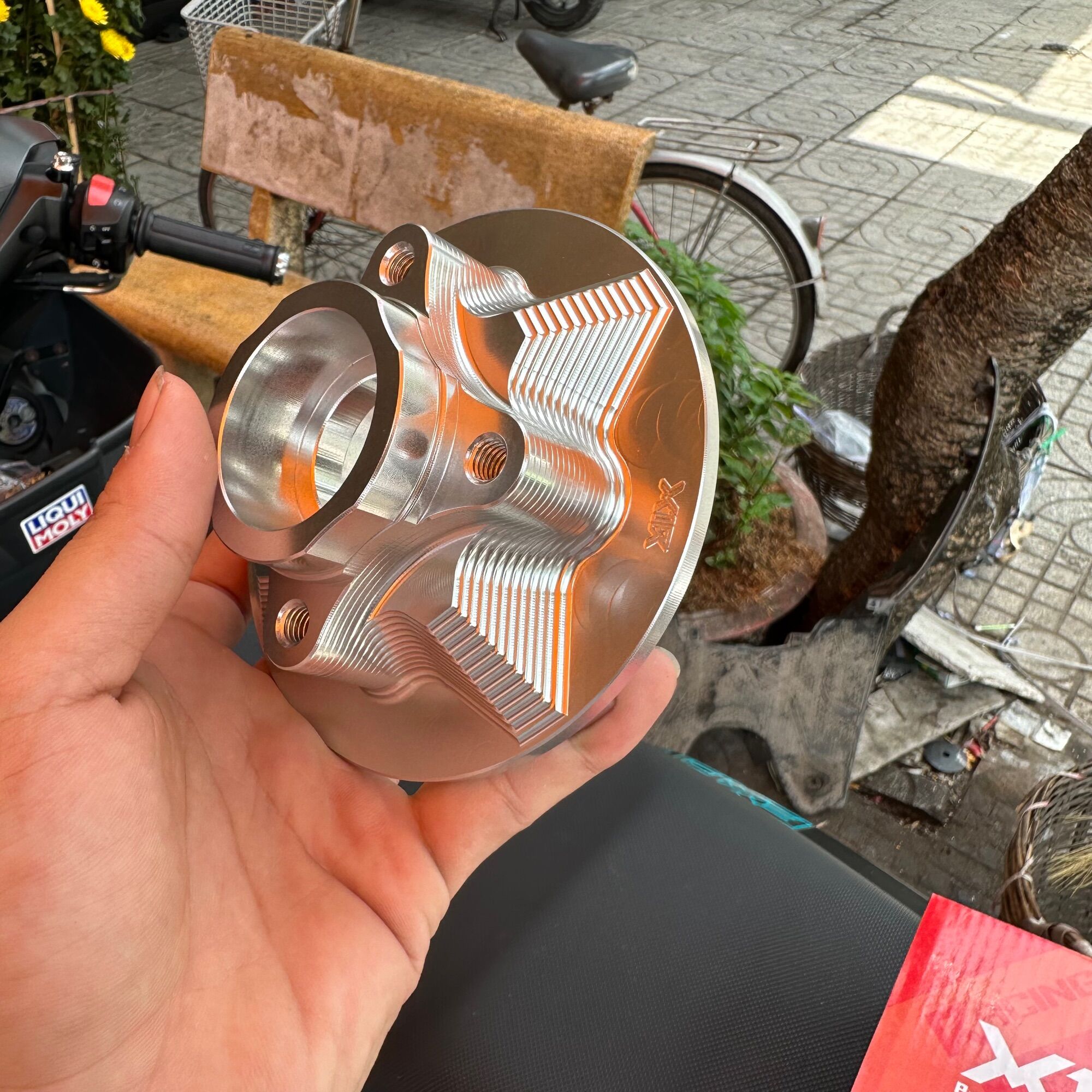 Cùi đĩa CNC X1r Honda Wave 100