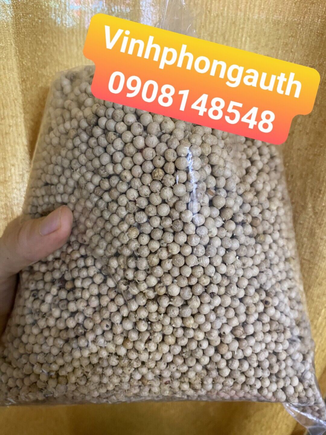 Hạt tiêu trắng 100gr
