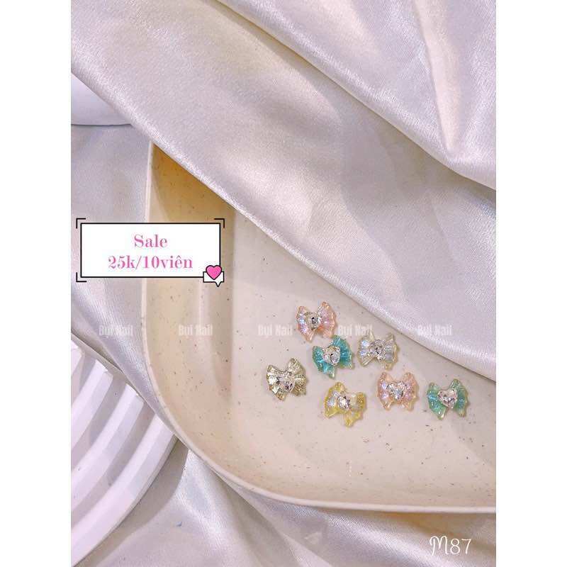 SALE CHARM NƠ M87 SET 10viên