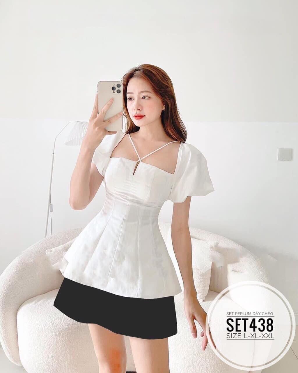 (SHOP TÁO ĐỎ BIGSIZE 50kg đến 90kg) Áo kiểu peplum bigsize