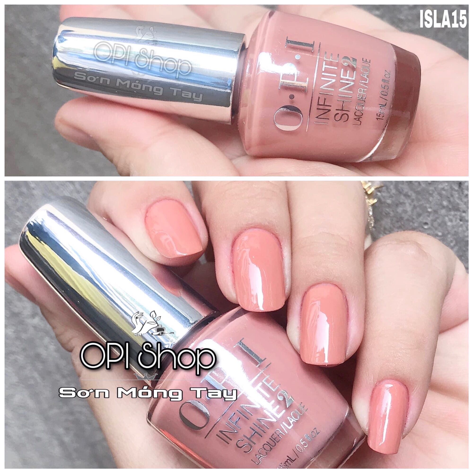 Sơn nắp bạc lạnh isla15 - sơn móng tay opi