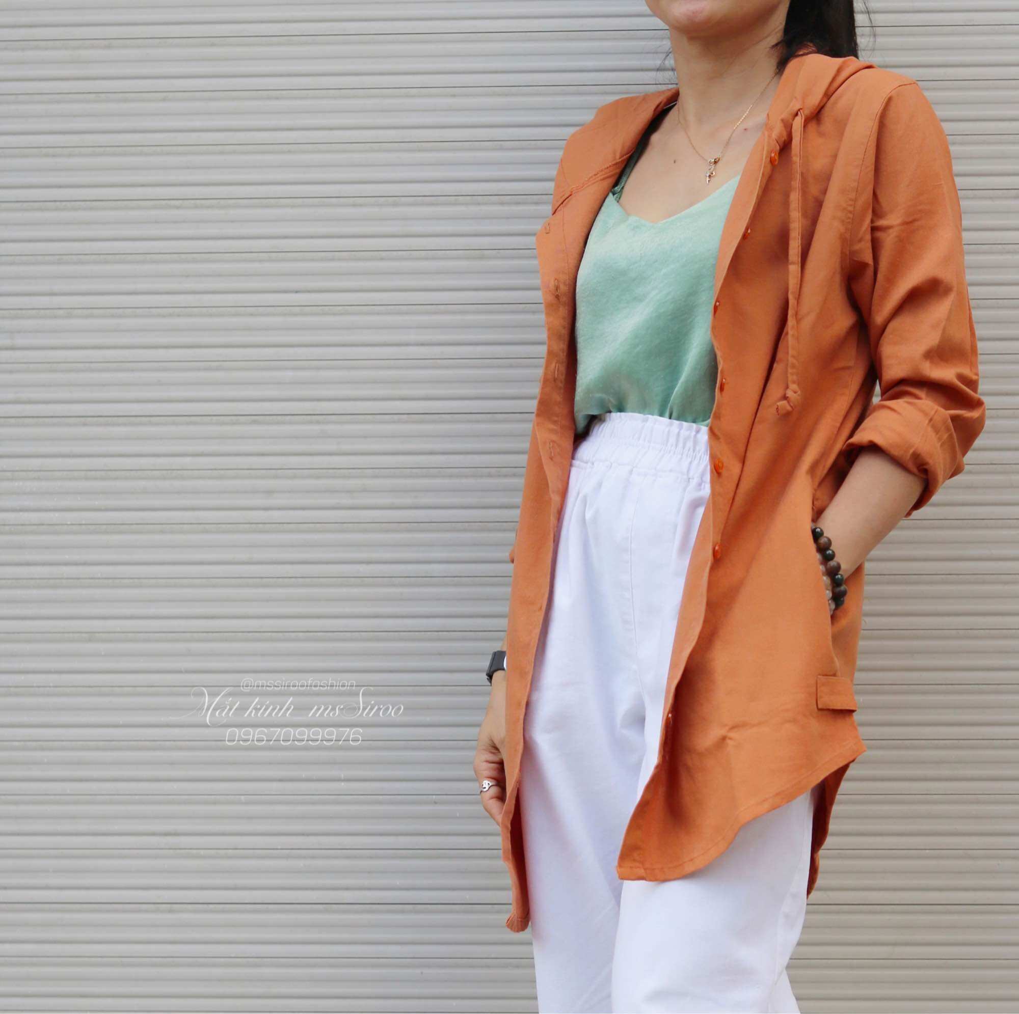ÁO KHOÁC CHẤT LINEN ( ĐÃ XỬ LÝ ĐỘ RÚT )