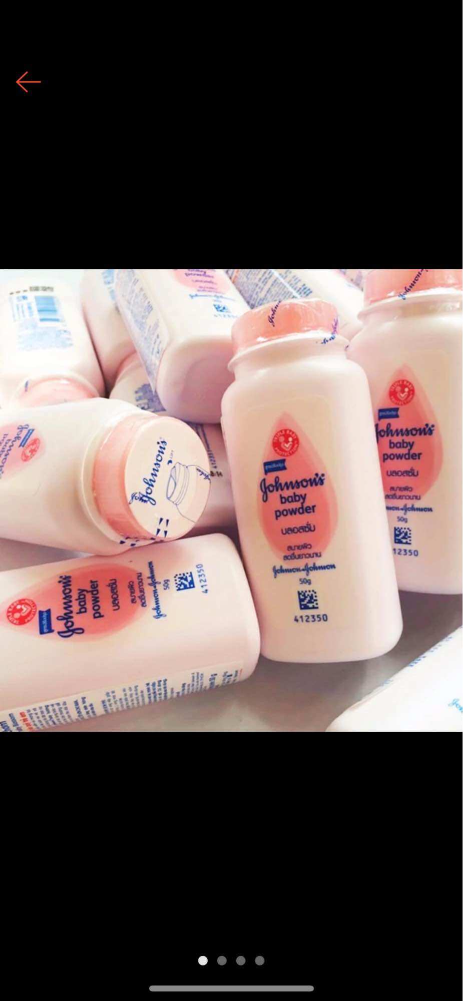 Phấn rôm johnson's baby powder thái lan cho bé 65g - 100g - 180g - 380g
